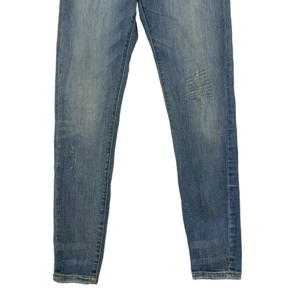 BlankNYC Great Jones High Rise Skinny Jeans 27 Blue Denim Casual - Picture 3 of 9